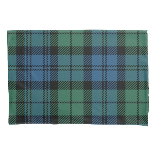 Plaid Tartan Green Blue Pattern New Home Pillowcase (Front-Left)