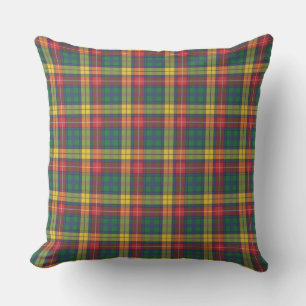 Plaid Tartan Modern Home Clan Buchanan Pattern Cushion