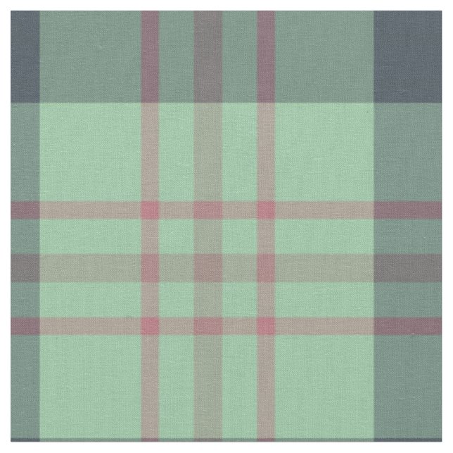 Plaid tartan pattern fabric (Close Up)