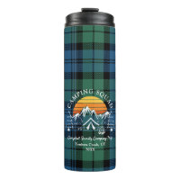Plaid Tartan Retro Family Camping Squad Campbell