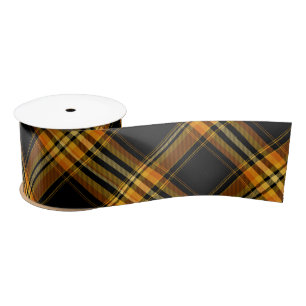 Plaid Tartan Satin Ribbon