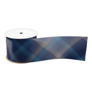 Plaid Tartan Satin Ribbon