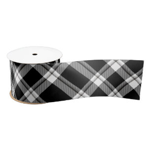 Plaid Tartan Satin Ribbon