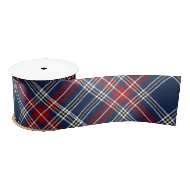 Plaid Tartan Satin Ribbon (Spool)