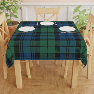 Plaid Tartan Scottish Clan Campbell Tablecloth