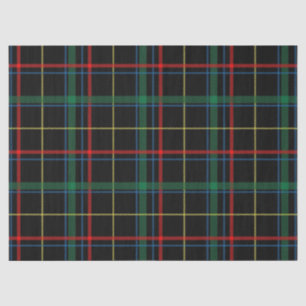 plaid tartan tissue paper