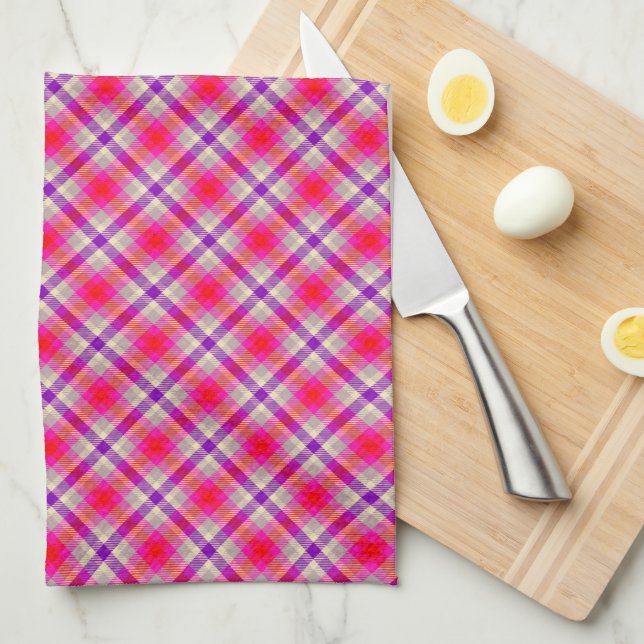 Plaid Tea Towel (Quarter Fold)