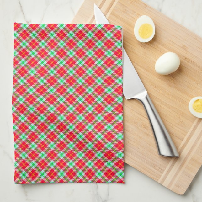 Plaid Tea Towel (Quarter Fold)