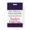 Plaid Teachers Bathroom / Hall Pass Badge