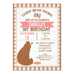 picnic birthday invitations zazzle co uk