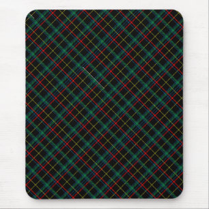 Plaid Texture with Black Background-25774 Mouse Mat