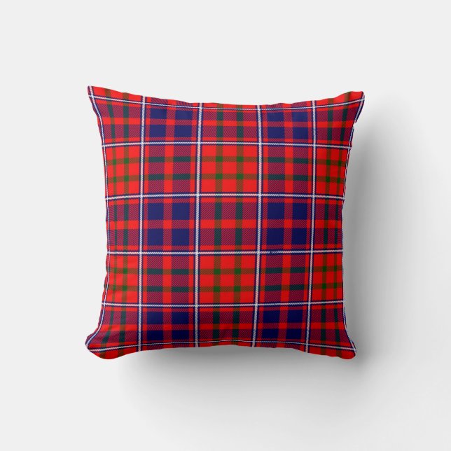 Plaid Throw Pillows Cameron Of Lochiel Modern (Front)