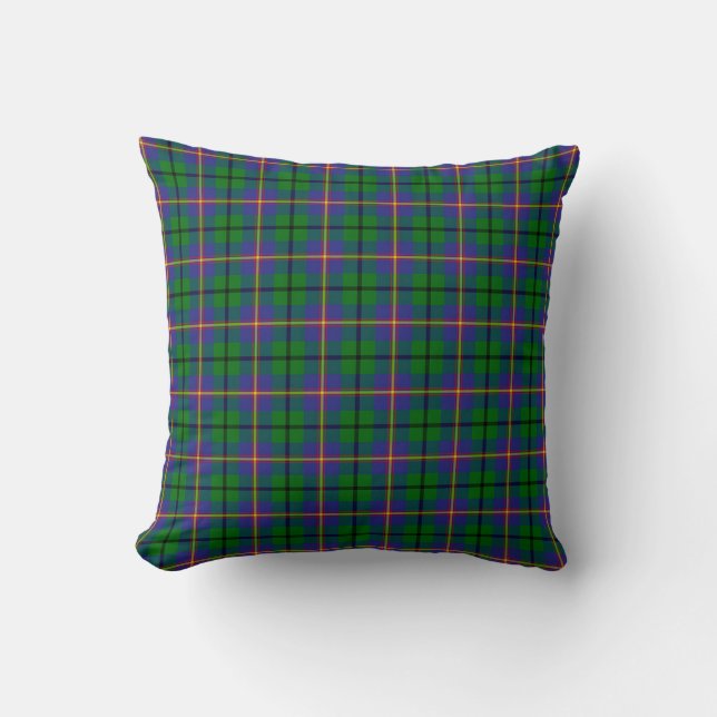 Plaid Throw Pillows Carmichael Tartan Pillow (Front)