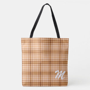 Plaid Tote Bag