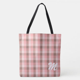 Plaid Tote Bag