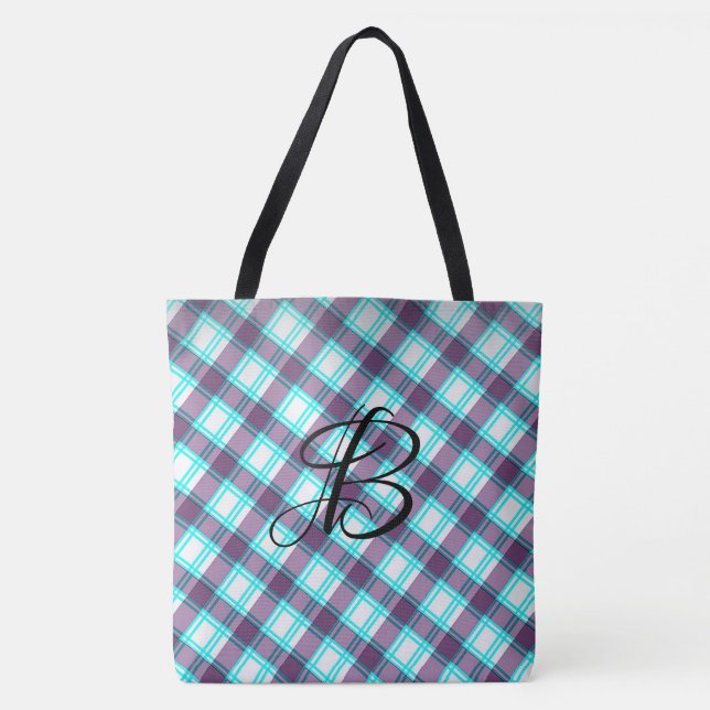 Plaid Tote Bag (Front)