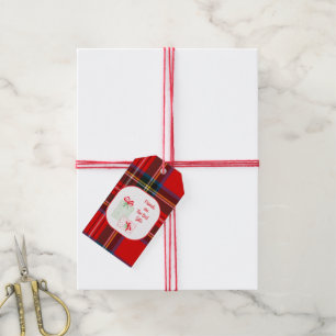 PLAID Watercolor Holiday Friends are the Best Gift Gift Tags
