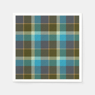 Plaid With Added Design Napkins