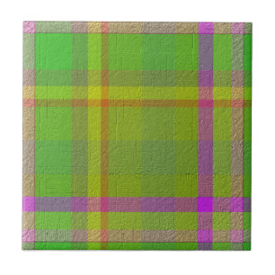 Plaid With Pattern Tile