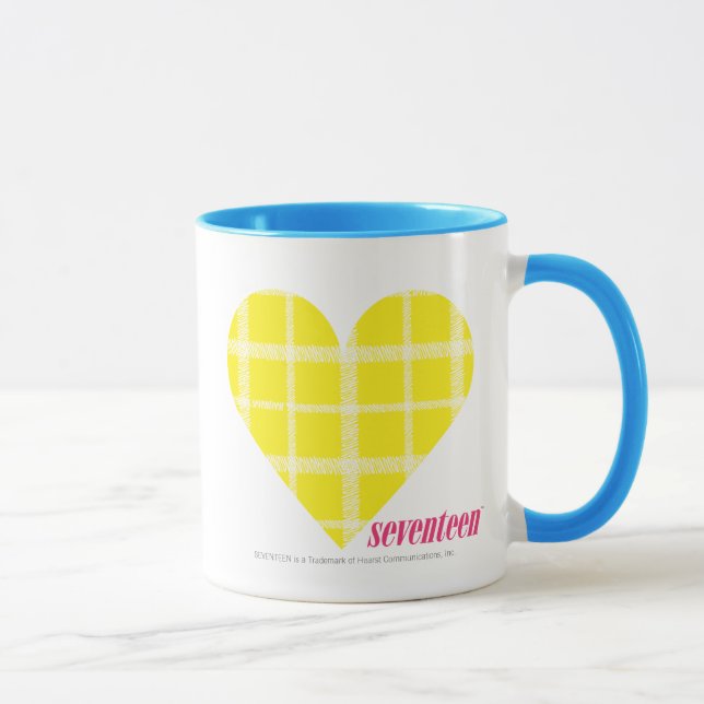 Plaid Yellow 2 Mug (Right)