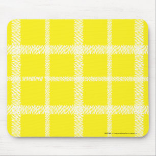 Plaid Yellow Mouse Mat