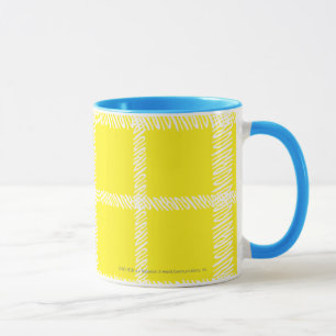 Plaid Yellow Mug