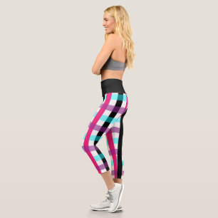 Plaidicakes Capri Leggings