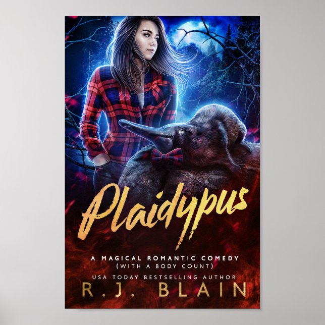 Plaidypus Poster (Front)