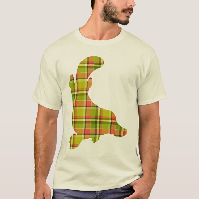 plaidypus yellow T-Shirt (Front)