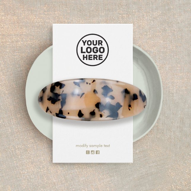 Plain Add Logo Hair Clip Accessory  Display (Creator Uploaded)