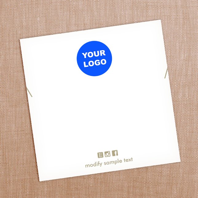 Plain Add Your Logo Necklace Bracelet Display Card (Creator Uploaded)