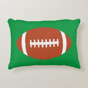 Plain American Football Player/Coach Throw Pillow