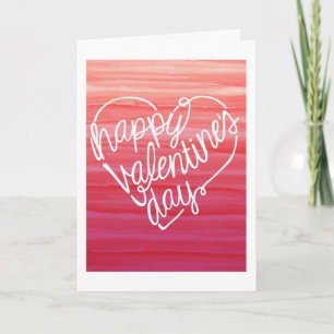 PLAIN AND SIMPLE AND FILLED WITH LOVE-VALENTINE HOLIDAY CARD