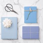 Plain Aqua Coal Ceil Blue Shades 3 Tones Wrapping Paper Sheet<br><div class="desc">Dive into the essence of sophistication with our Plain Aqua Coal Ceil Blue Shades Wrapping Paper. This trio of Aqua Blue, Coal Blue, and Ceil Blue hues creates a harmonious blend that speaks volumes. Elevate your gift presentations, making each moment memorable. Unveil the art of giving with a touch of...</div>