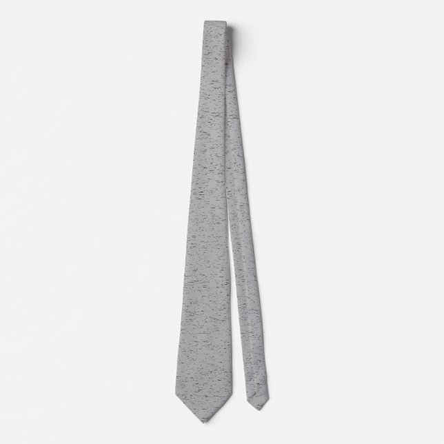 Plain Ash Colour Tie (Front)