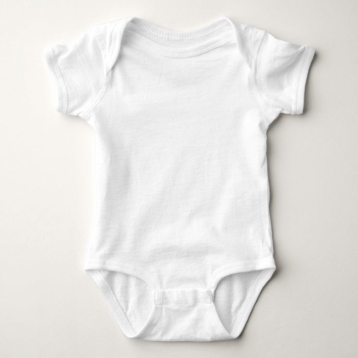 Plain Baby Bodysuit White Zazzle.co.uk