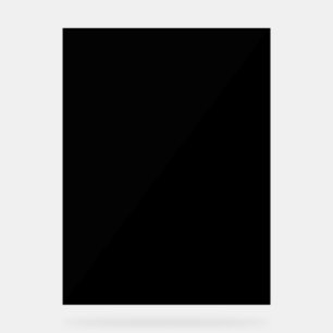 Plain Black 18"x24" Acrylic Wedding Seating Chart