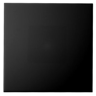 Plain black tile