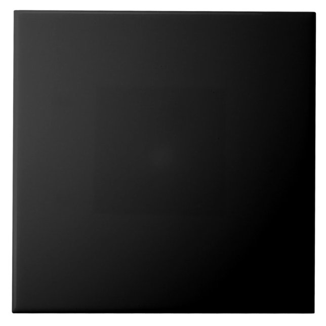 Plain black tile (Front)