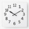 Plain Blank Numbered Clock to Design Your Own, DIY