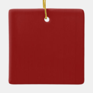 Plain Blank Red Shades DIY add text quote photo Ceramic Ornament