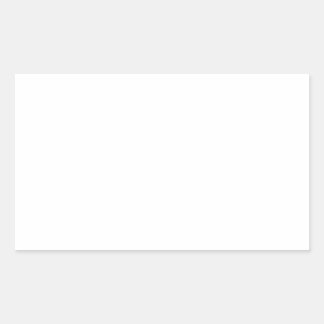 Plain Blank Template easy CUSTOMIZE add text photo Rectangular Sticker