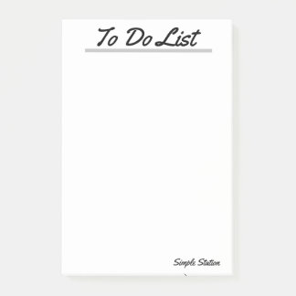 Plain Blank To Do List Post-it Notes