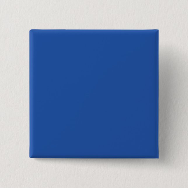 Plain Blue Background. 15 Cm Square Badge (Front)