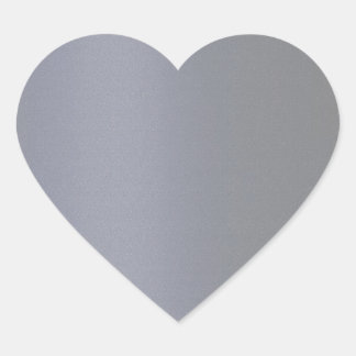 Plain BLUE GREY DarkGray Heart Sticker
