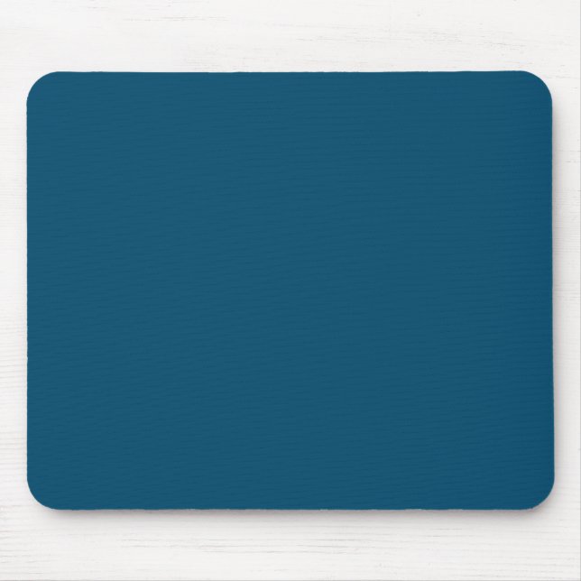 Plain Blue  Mouse Mat (Front)