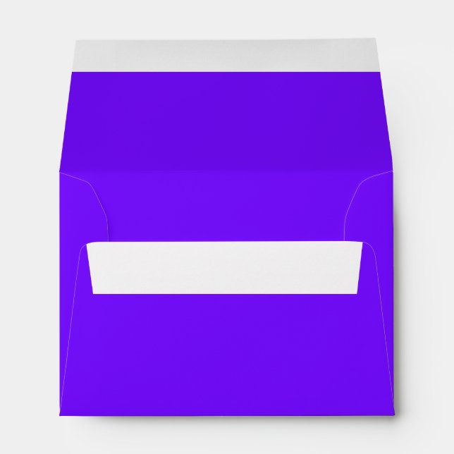 Plain bluish purple colour envelope (Back (Bottom))
