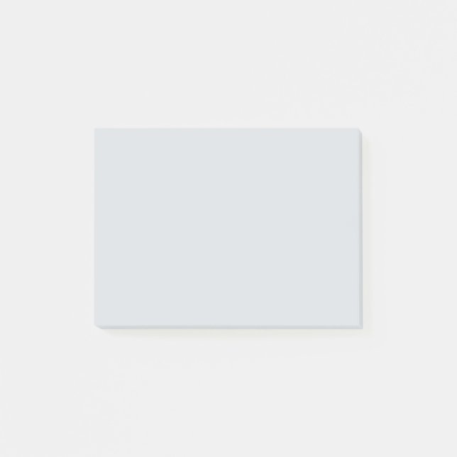 Plain Bright Silver colour Post-it Notes (Front)