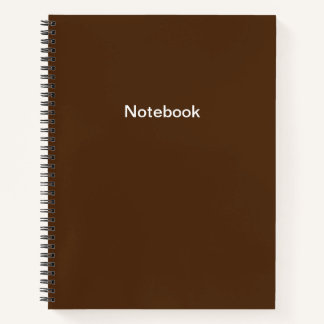Plain Brown Notebook