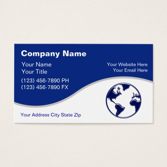 Plain Business Cards